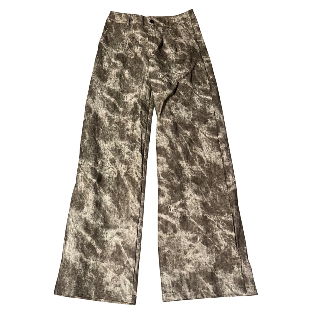 Cherry Mellow Womens Tie Dye Wide Leg Pants Size‎ S